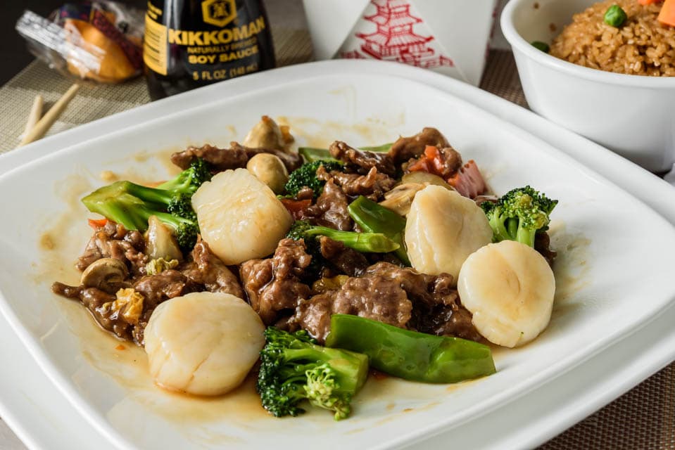 Beef with Scallop