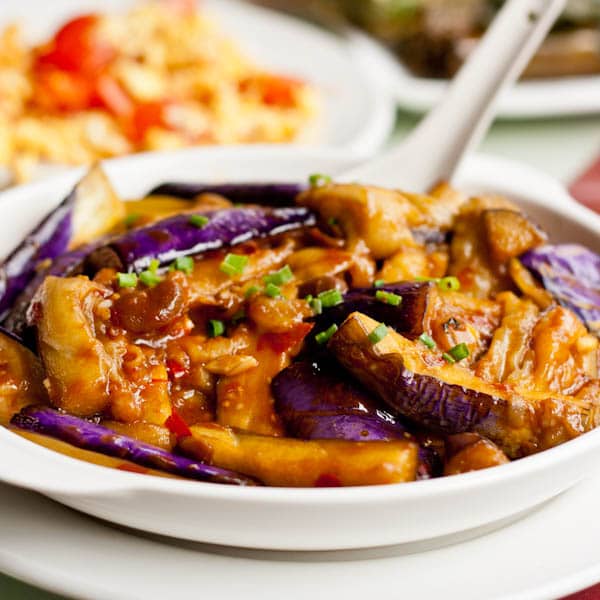 Sliced Chicken with Chinese Eggplant