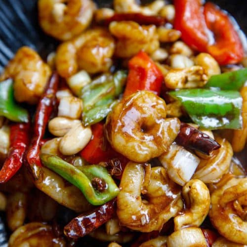 Baby Shrimp with Hot Pepper Sauce