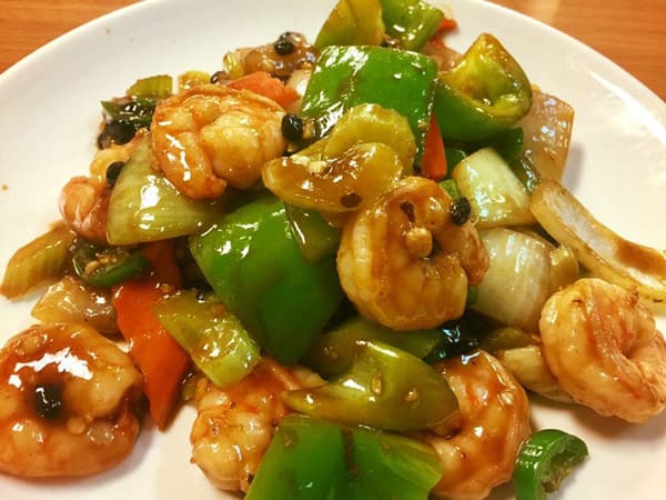 Baby Shrimp with Black Bean Sauce