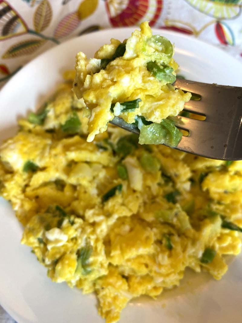 Scrambled Eggs with Scallion