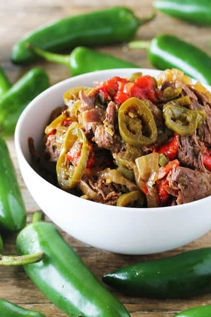 Shredded Beef with Jalapeno Pepper