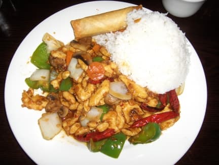 Chicken with Black Bean Sauce Lunch Special