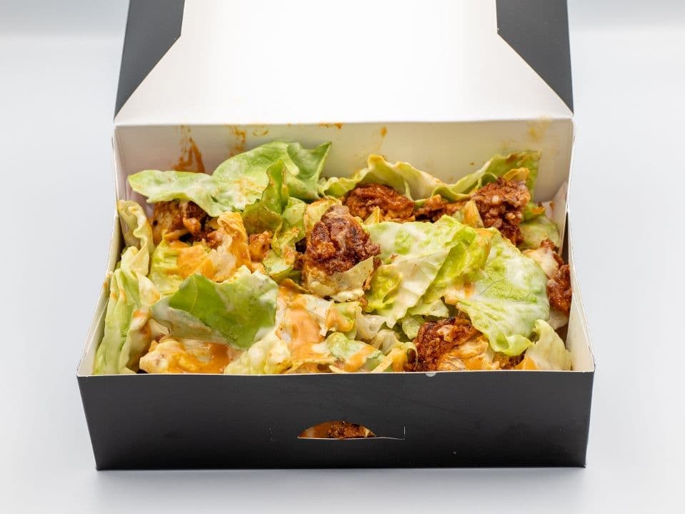 Hot Chicken Caesar Salad