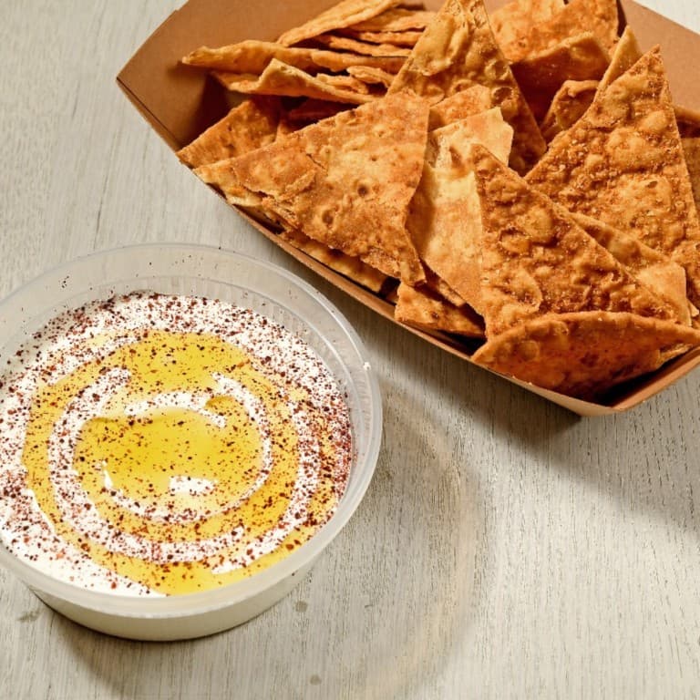 Labneh And Pita Chips