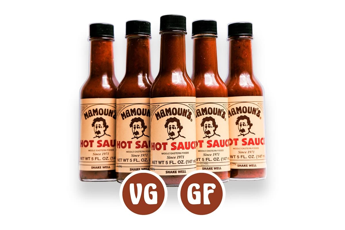 Mamoun's Hot Sauce Bottle
