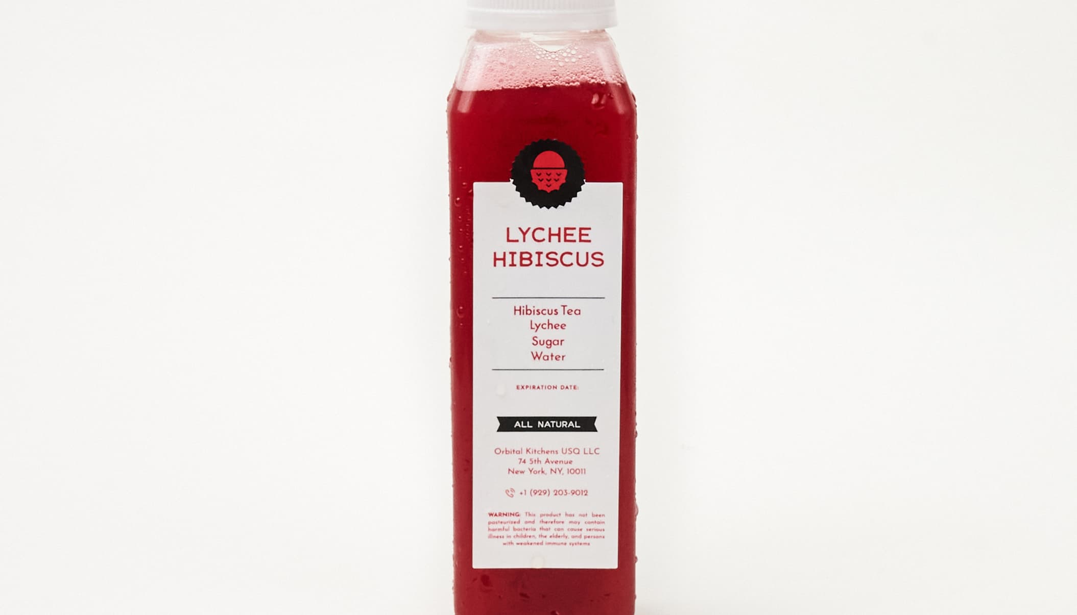 Iced Lychee Hibiscus Tea