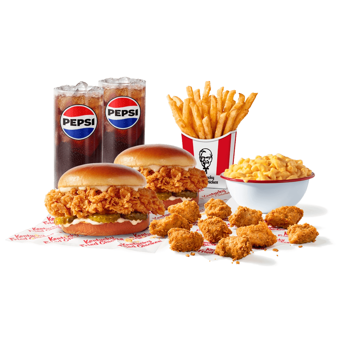 Meal for Two: 2 Sandwiches + 10 pc. Nuggets Combo
