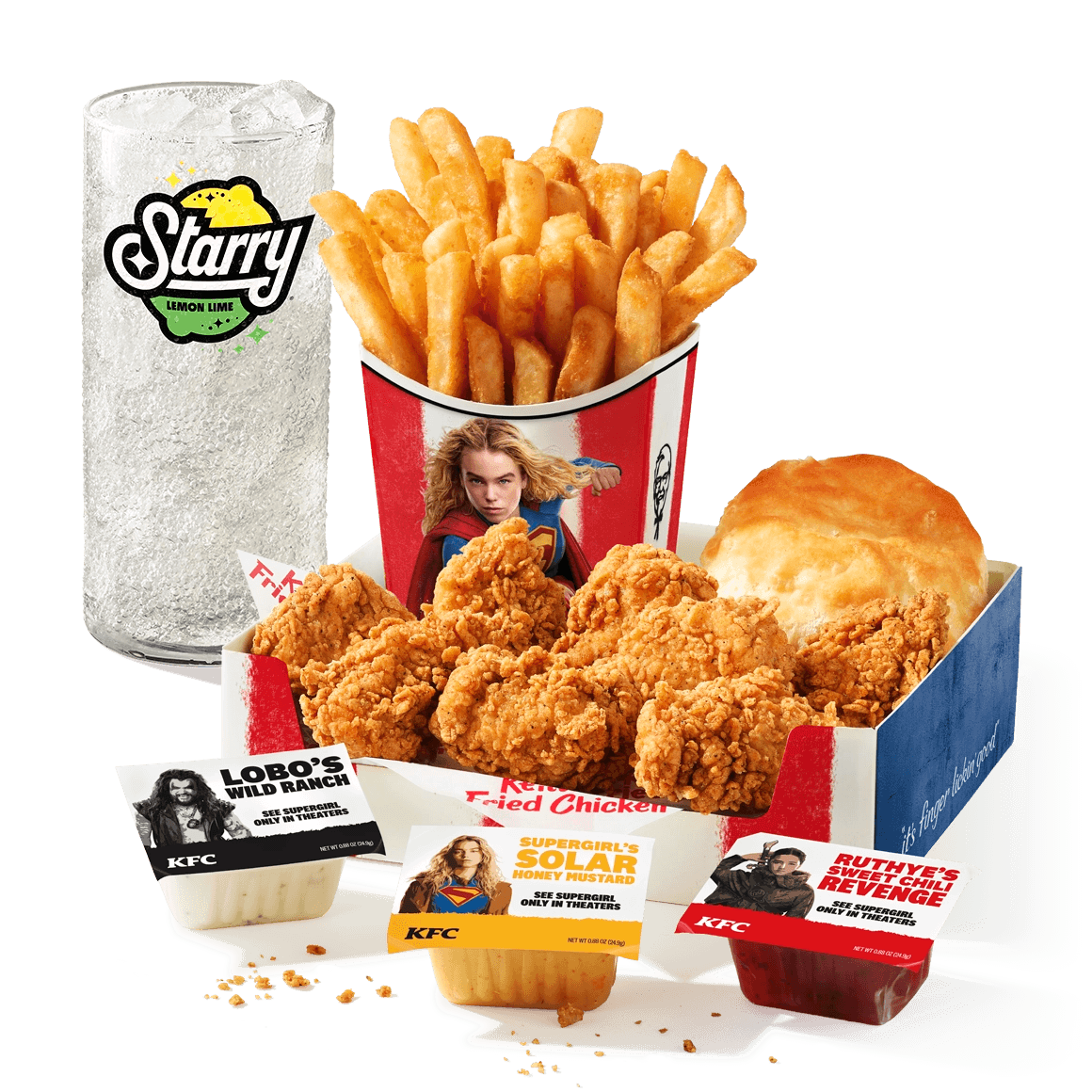 Supergirl Nuggets Combo Meal