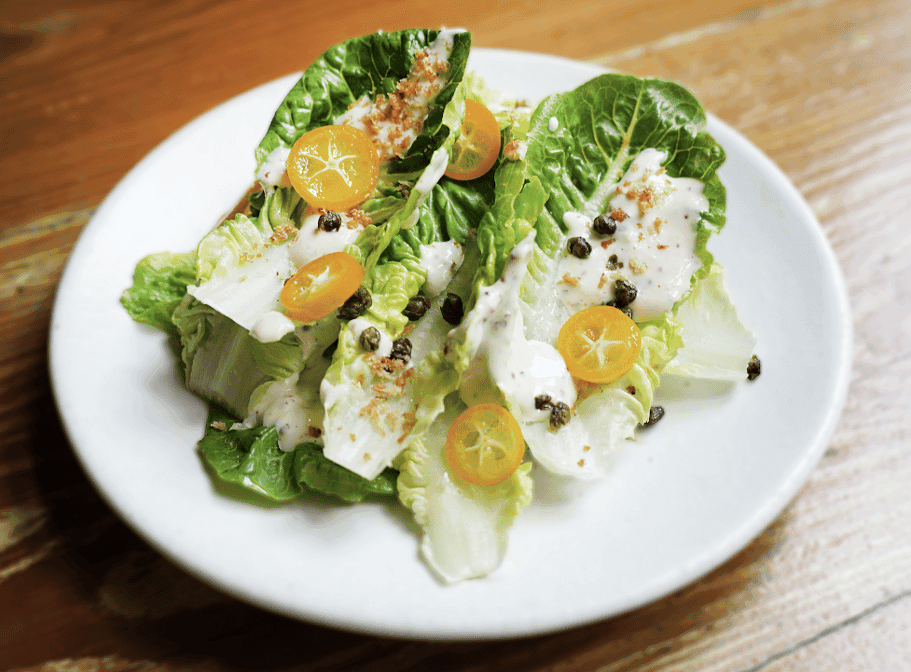 Kumquat Caesar Salad