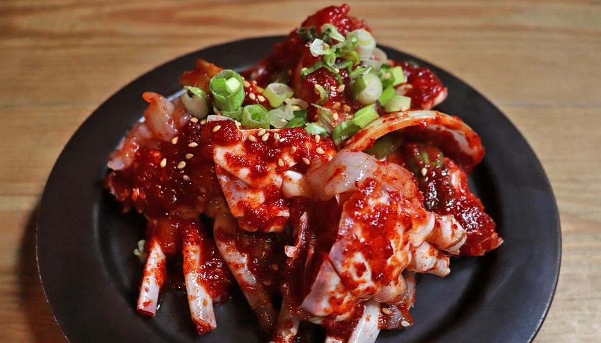 Spicy Marinated Raw Crab