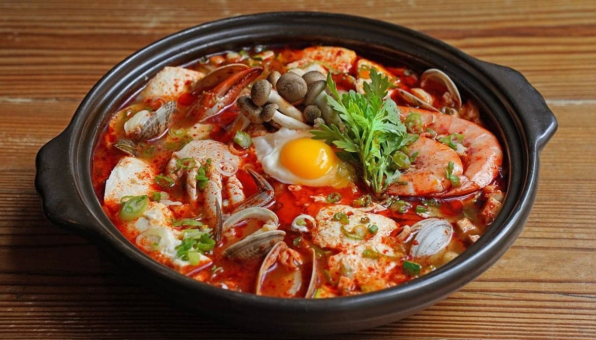 Seafood Tofu Hot Pot