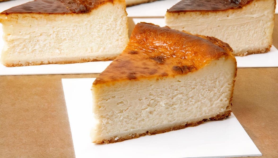 Basque Cheesecake Slice