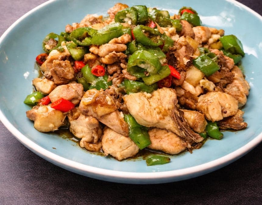 椒麻焗鸡Sichuan Peppercorn Diced Chicken