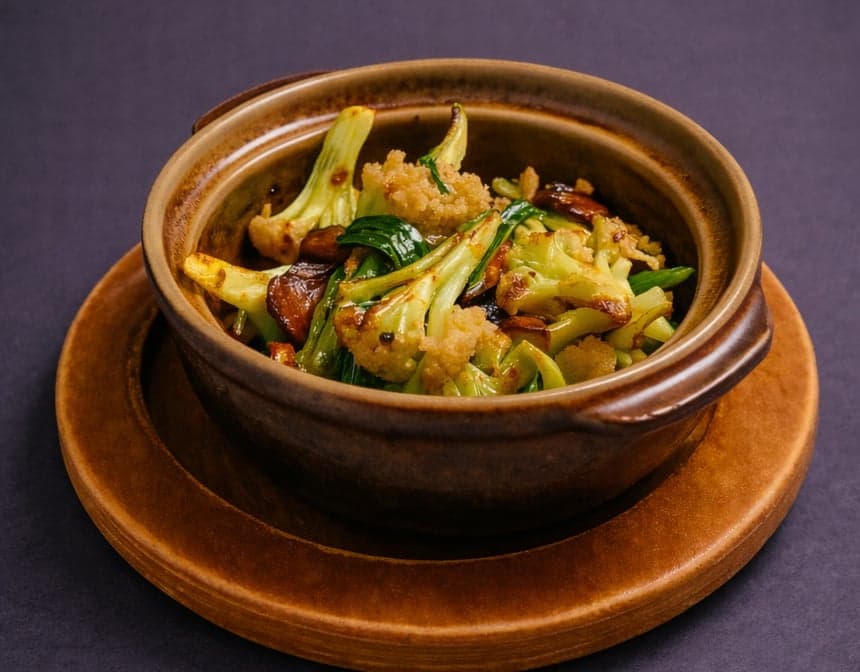Cauliflower with Sausage有机花菜炒香肠