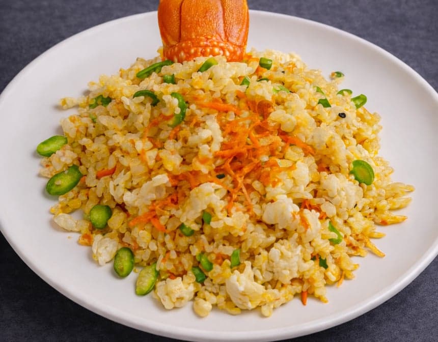 Black Truffle Lobster Fried Rice松露龙虾炒饭