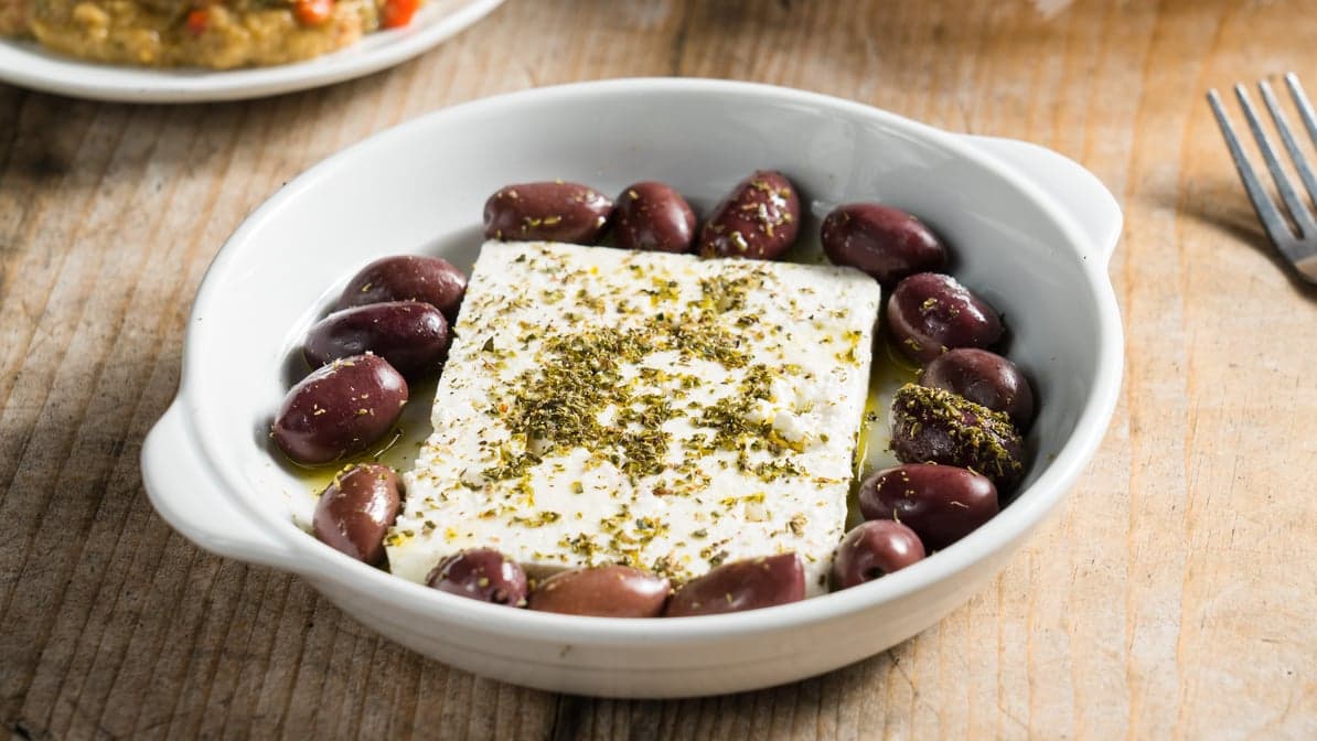 Feta Cheese and Kalamata Olives