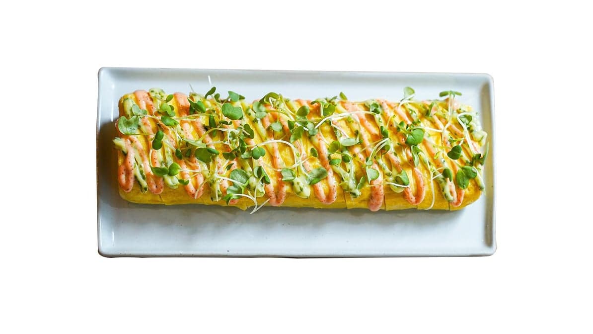 Rolled-up Cod Roe Omelette