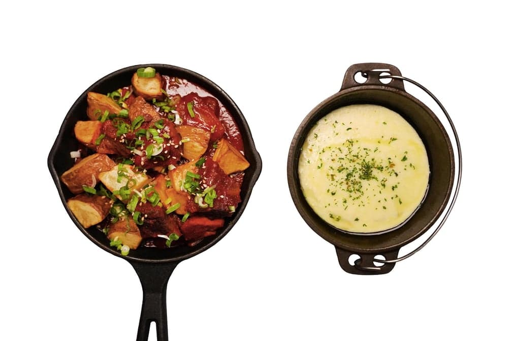 Spicy Short rib with Cheese Fondue