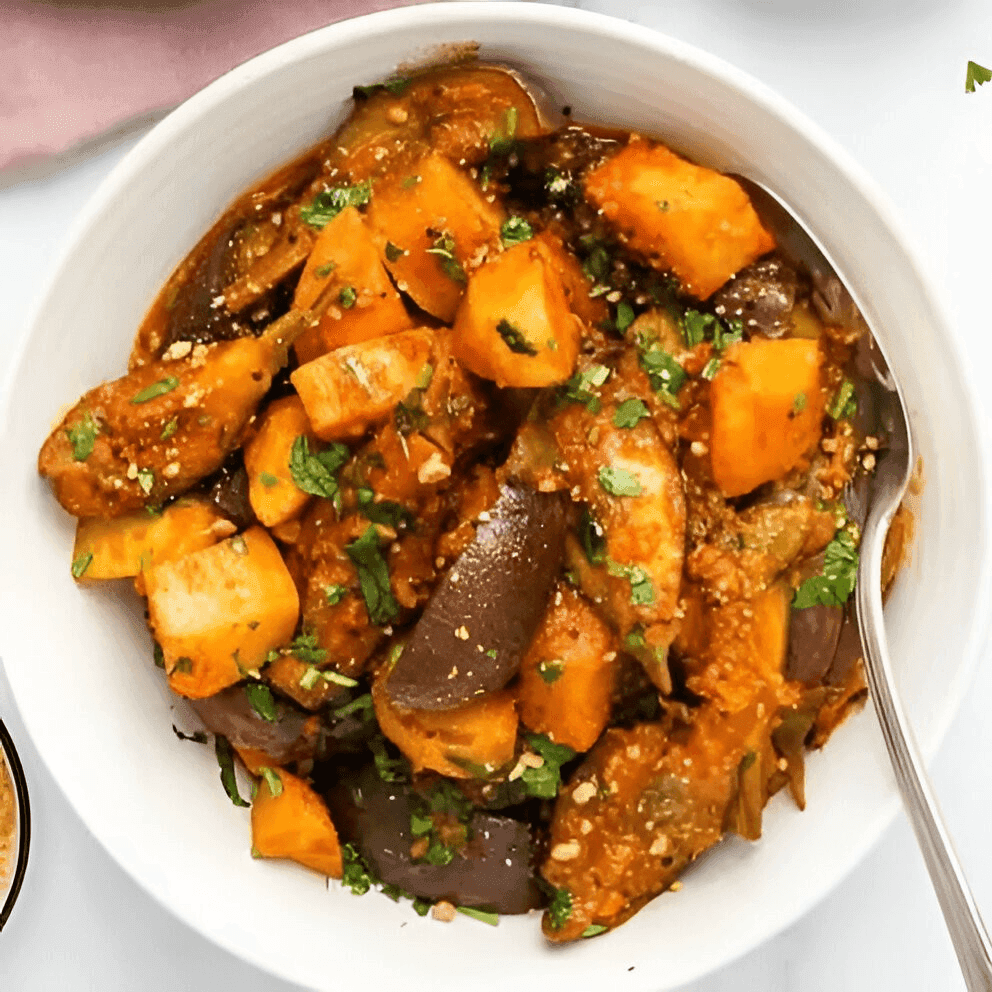 Eggplant with Potatoes