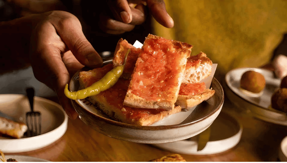 Pan con Tomate