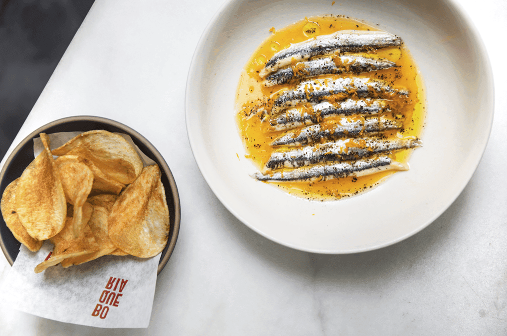 Boquerones con Naranja