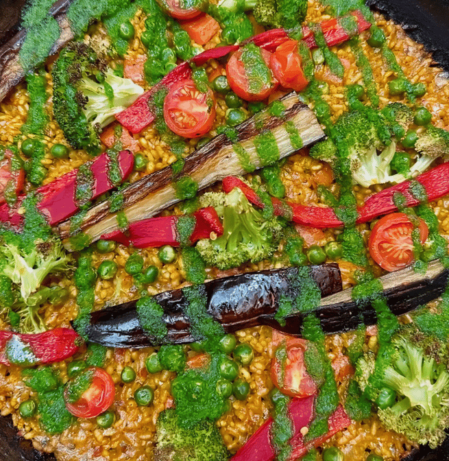 Vegetable Paella - Medium