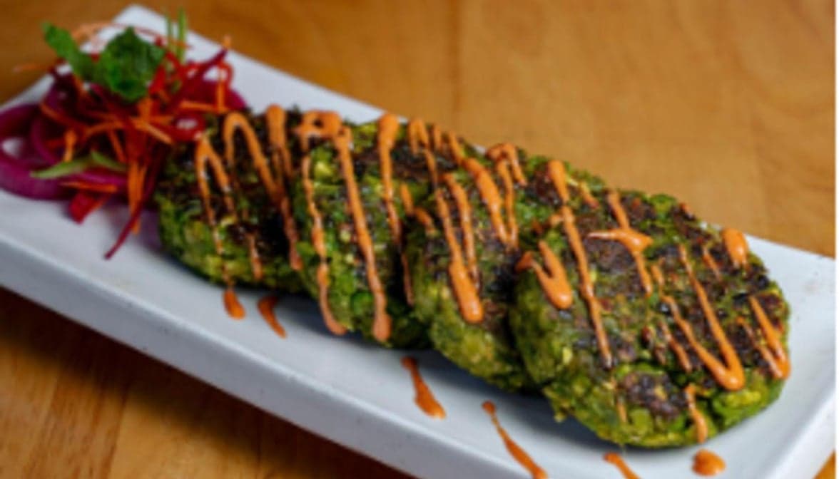 Hari Mutter Nazakat Kebab