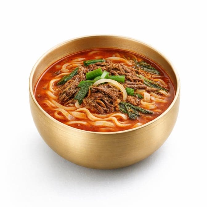 SPICY BEEF NOODLES 육개장 국수
