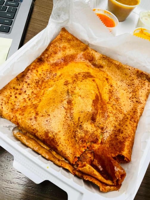 Mysore Onion Masala Dosa