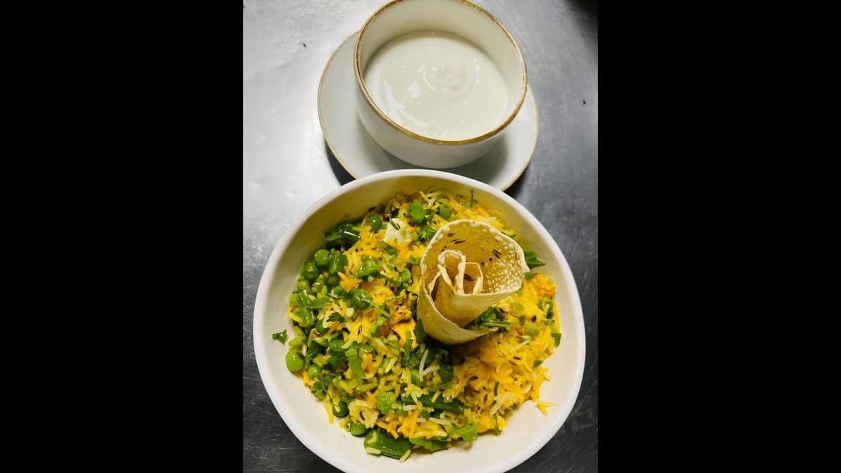 SPINACH DUM BIRYANI