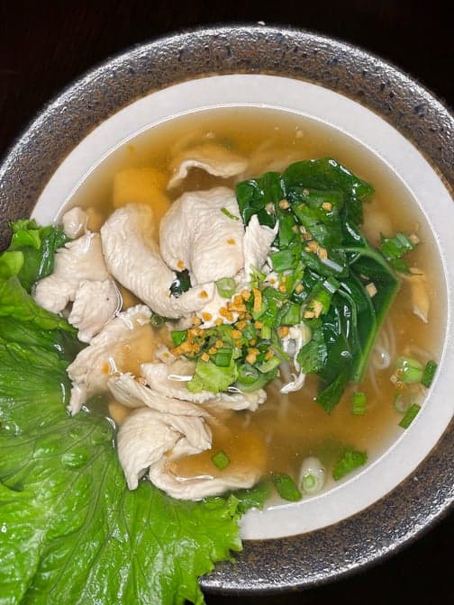 Chicken Noodle Clear Soup