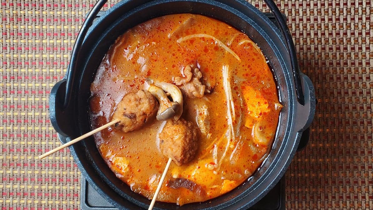 Spicy mongolian hot pot