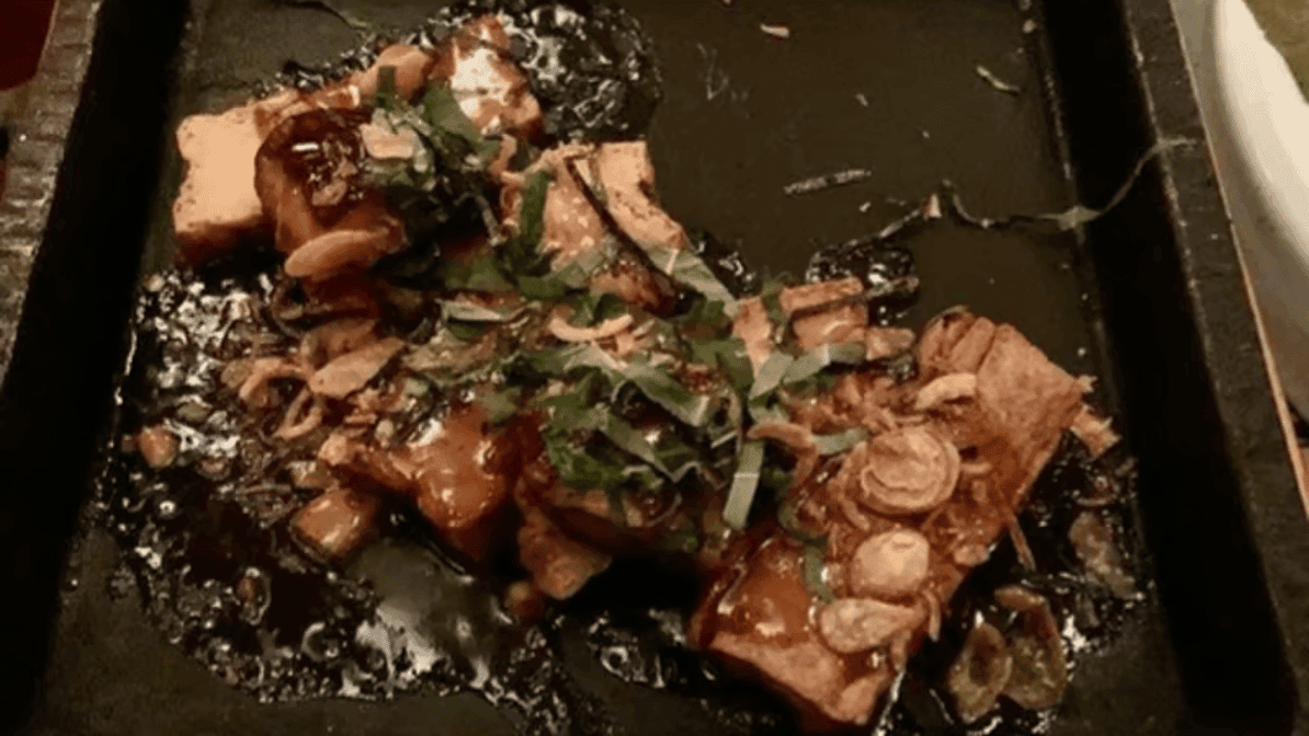 Braised tofu in gochujang sauce