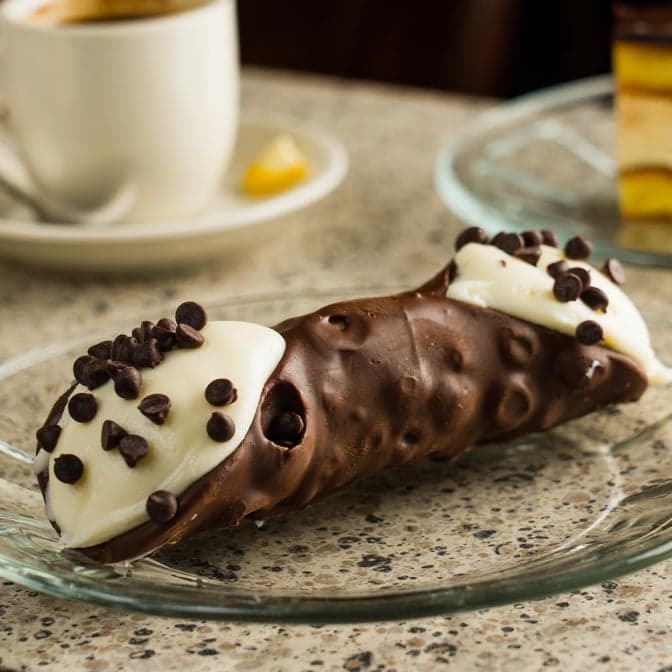 Cannoli Chocolate Covered
