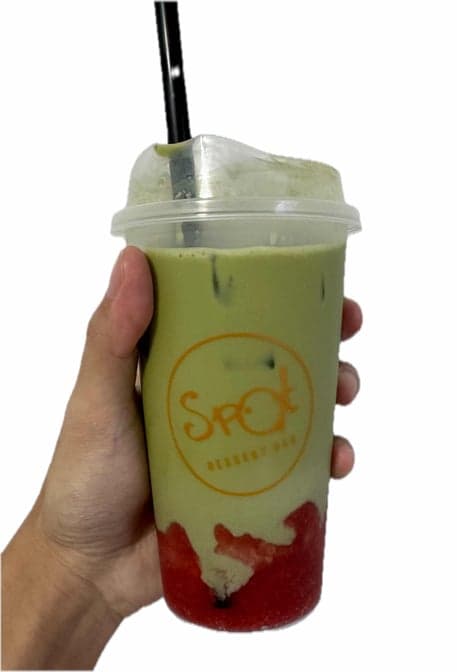 Strawberry Matcha Latte