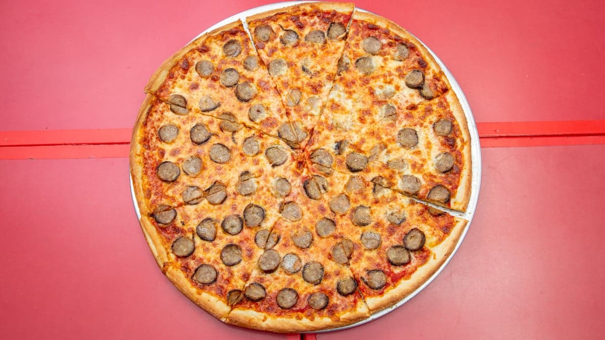 Meatball Pizza
