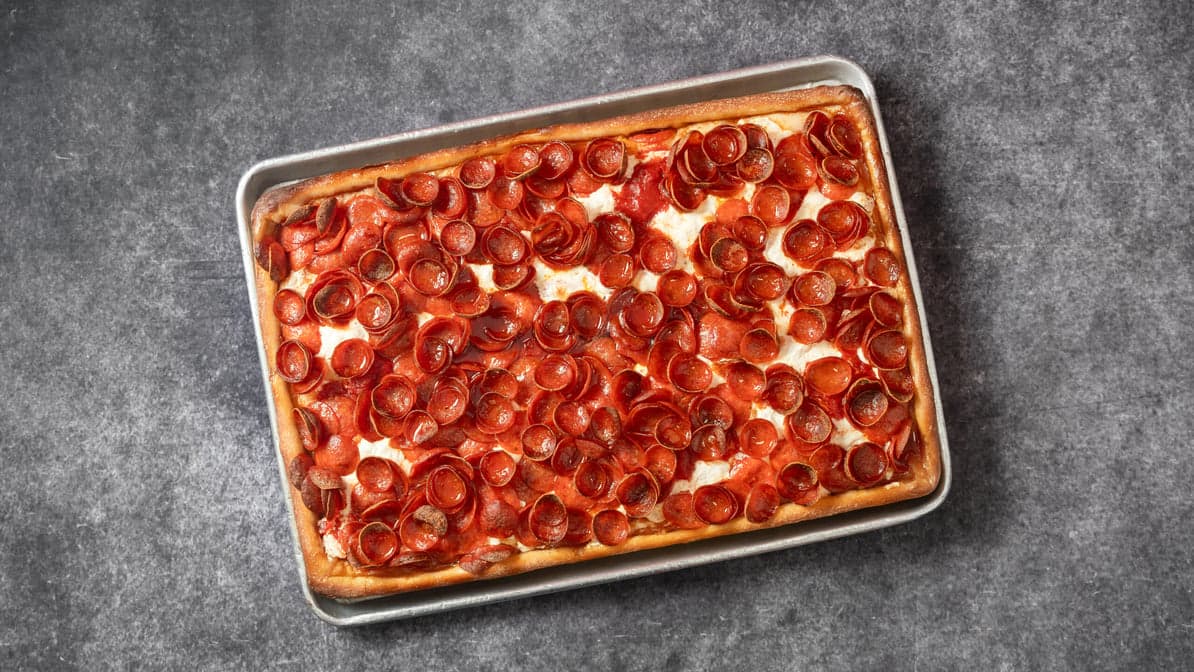 Spicy Pepperoni Pizza Pie