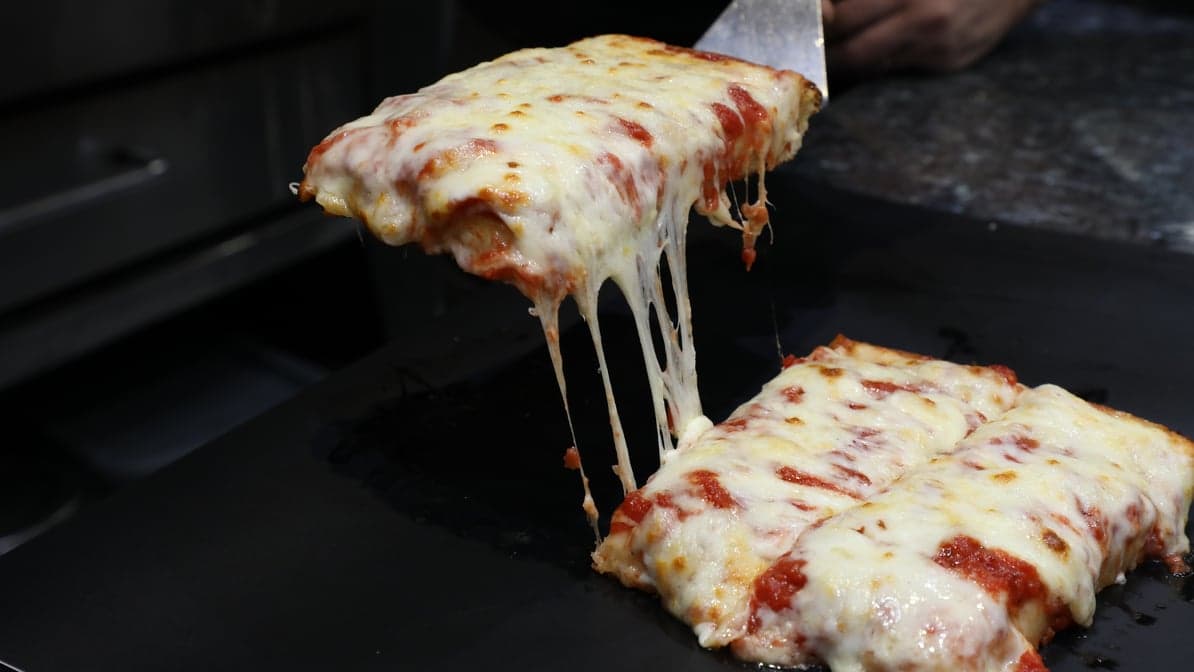 Sicilian White Pizza Slice