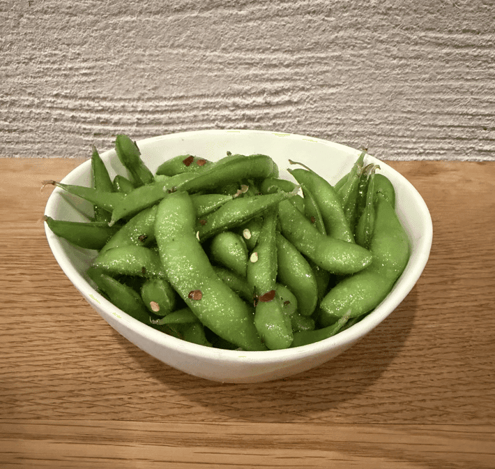 Spicy truffle Edamame