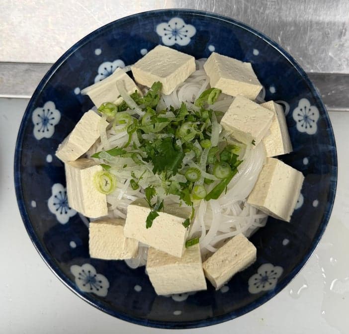Steamed tofu pho