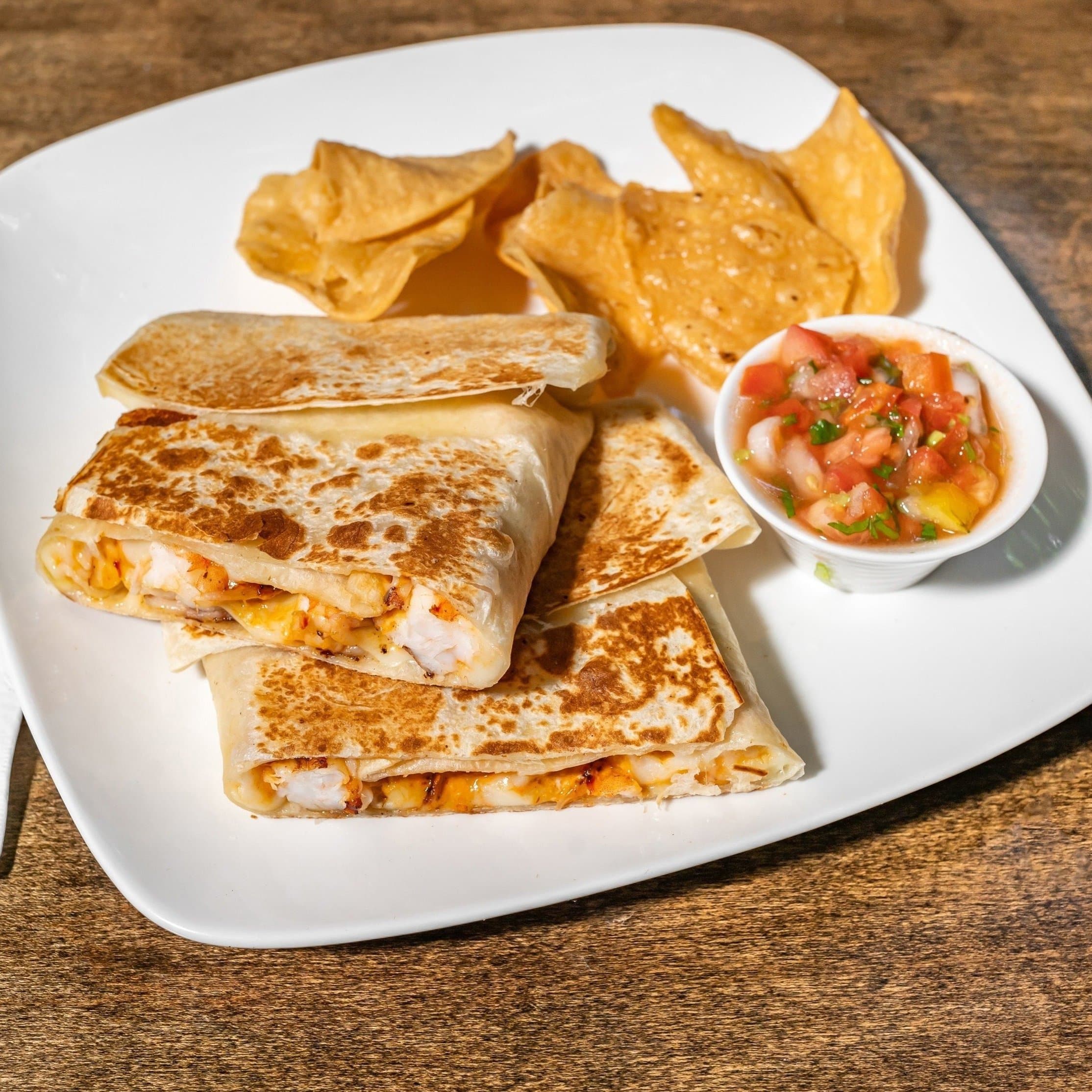 Grilled Shrimp Quesadilla