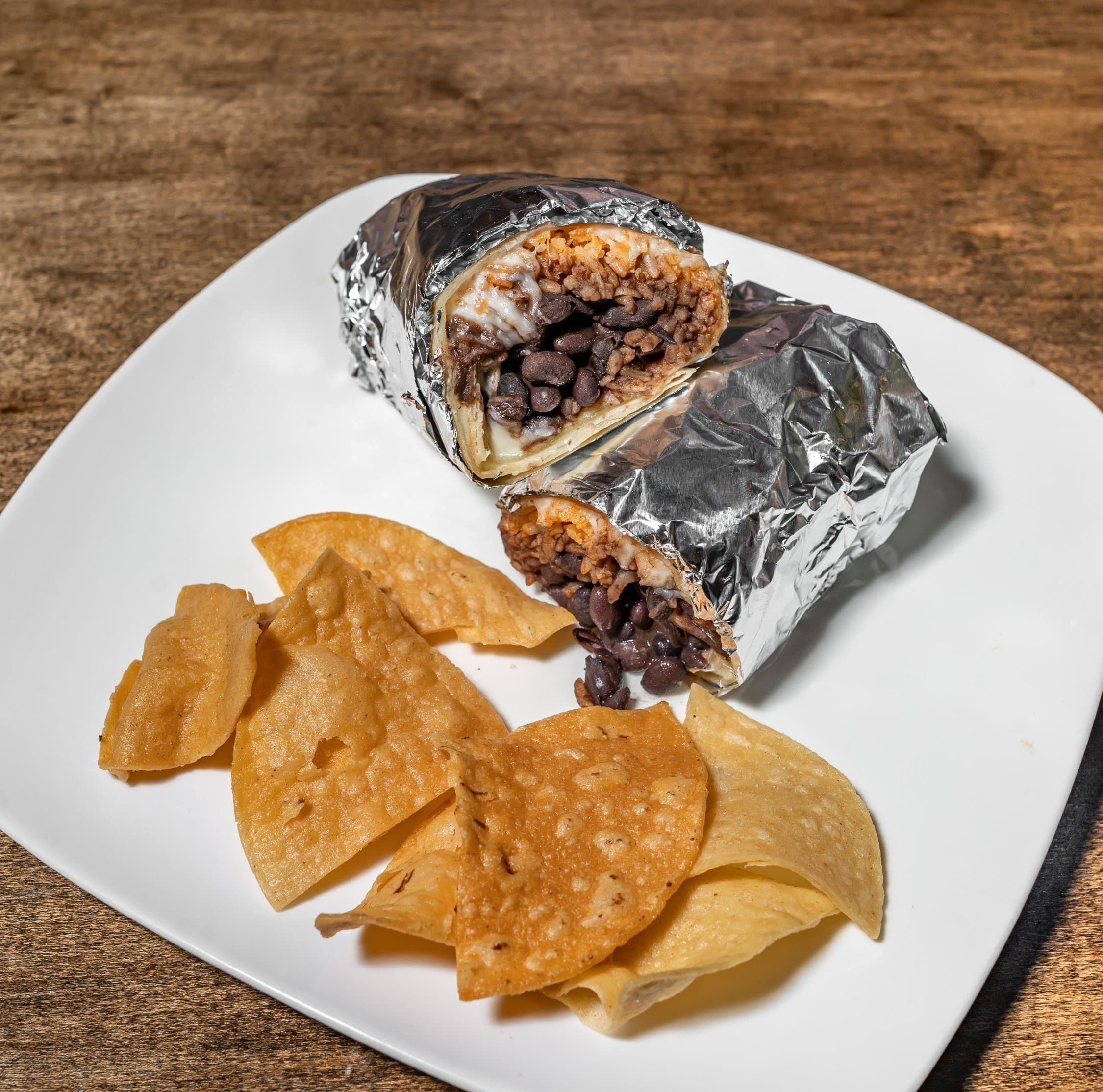 Beans, Rice & Cheese Burrito