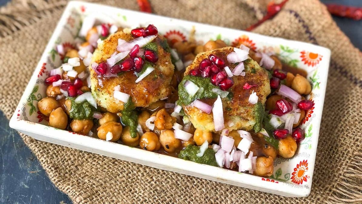 Aloo Tikki Chaat