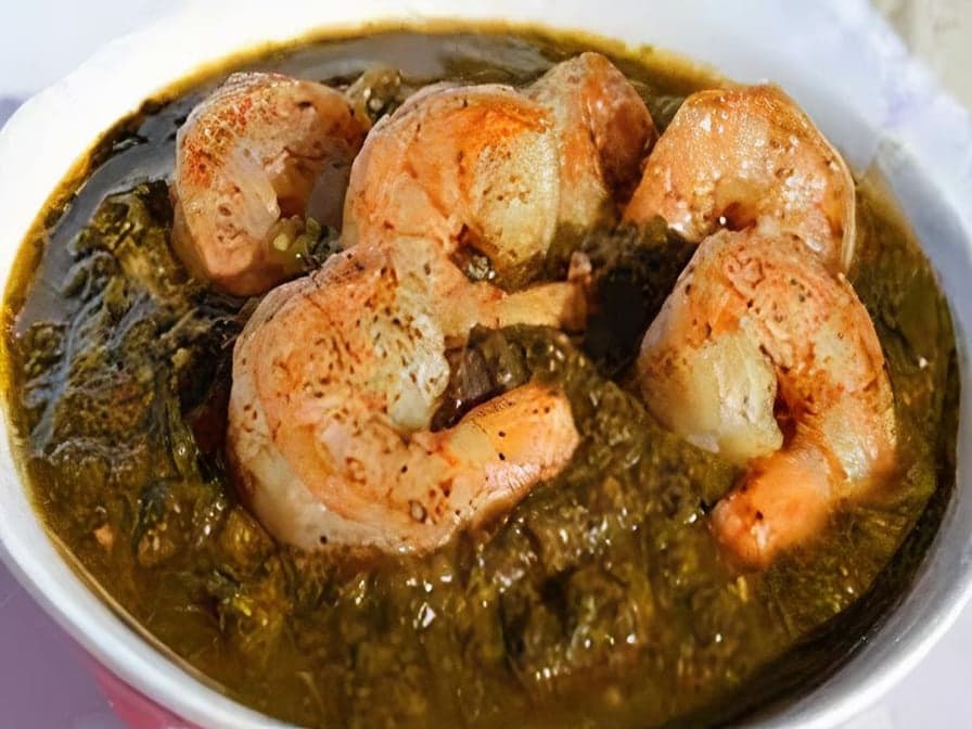 Shrimp Saagwala