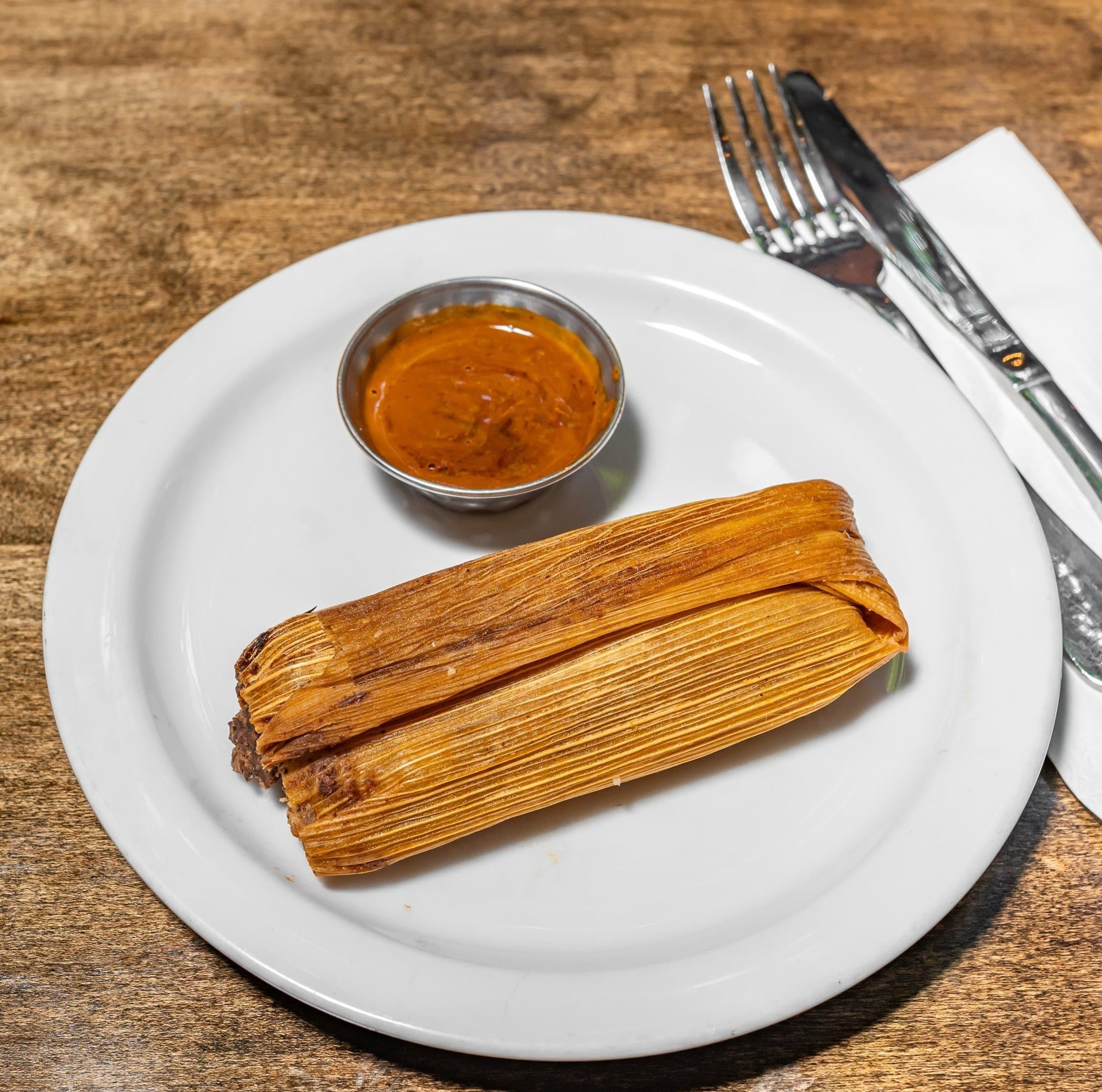 Pollo Mole Tamale