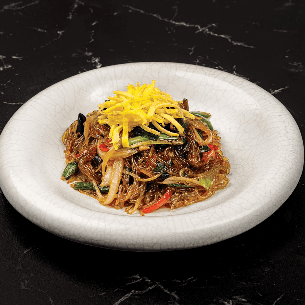 Stir-Fried Glass Noodles with Mushroom
