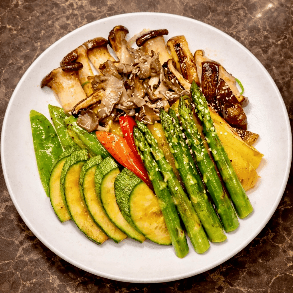 Mushroom and Veggie BBQ with Truffle