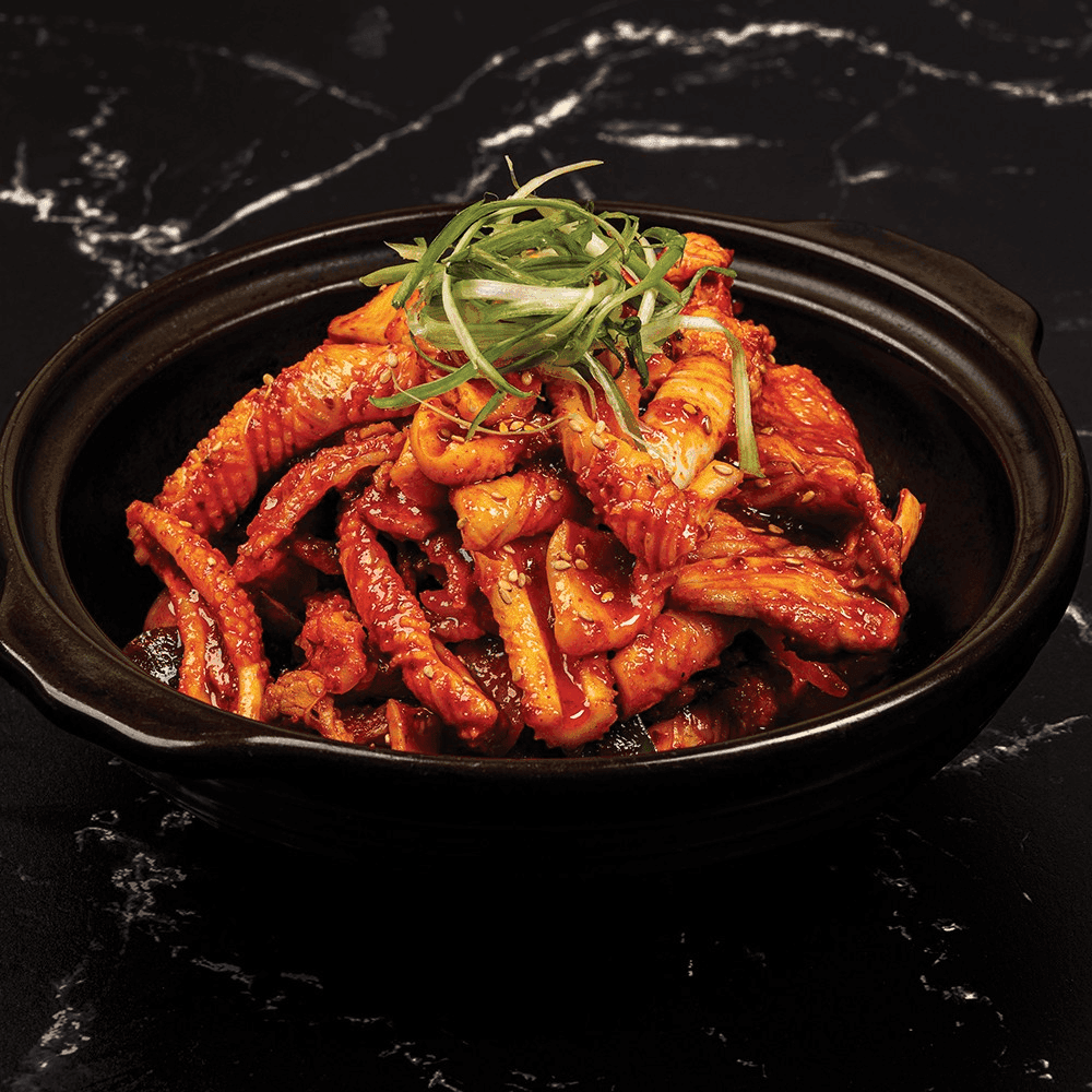 Spicy Stir-Fried Squid