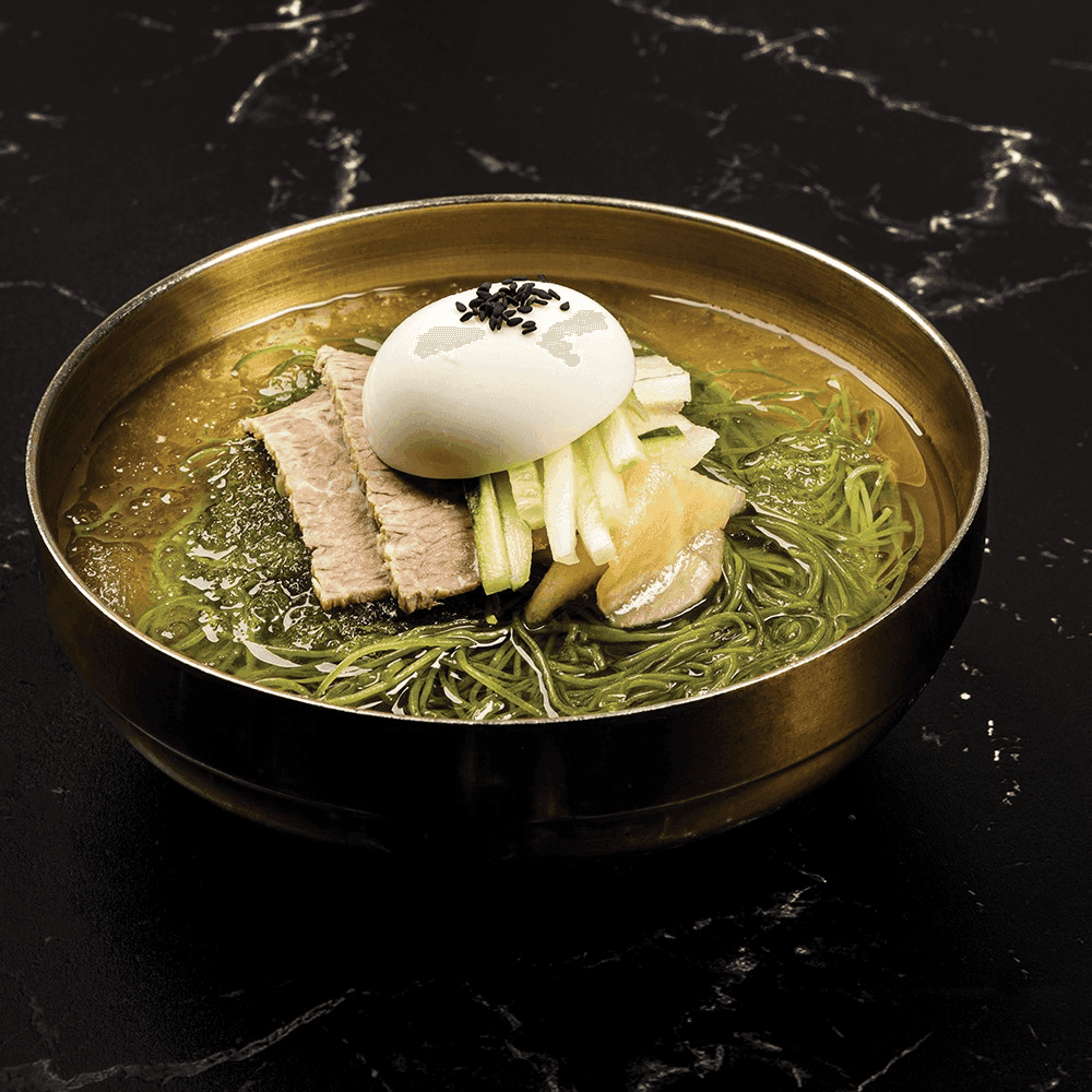 Cold Noodle in Beef Broth